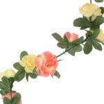 Guirlandes de fleurs de Noël 6 pcs rouge vif 250 cm – Image 4
