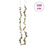 Guirlandes de fleurs de Noël 6 pcs rouge vif 250 cm – Image 6