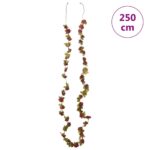 Guirlandes de fleurs de Noël 6 pcs rouge bordeaux 250 cm – Image 6
