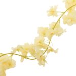 Guirlandes de fleurs de Noël 6 pcs champagne 180 cm – Image 4