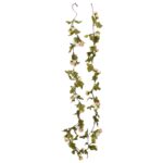 Guirlandes de fleurs de Noël 6 pcs champagne 215 cm – Image 3