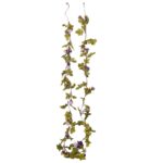 Guirlandes de fleurs de Noël 6 pcs violet clair 215 cm – Image 3