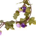 Guirlandes de fleurs de Noël 6 pcs violet clair 215 cm – Image 4