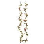 Guirlandes de fleurs de Noël 6 pcs rose 215 cm – Image 3