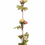 Guirlandes de fleurs de Noël 6 pcs rose 215 cm – Image 5