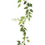 Guirlandes de fleurs de Noël 6 pcs blanc 200 cm – Image 5