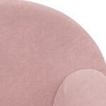 Canapé pour enfants 2 places rose peluche douce – Image 4
