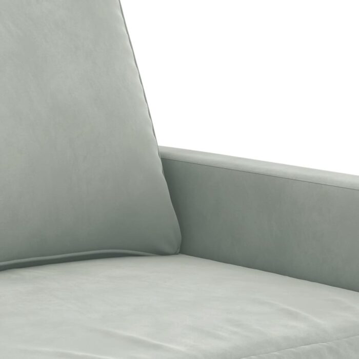VXL8721012064836_g_en_hd_3.jpg Ensemble de canapés 2 pcs avec coussins Gris clair Velours – Image 3