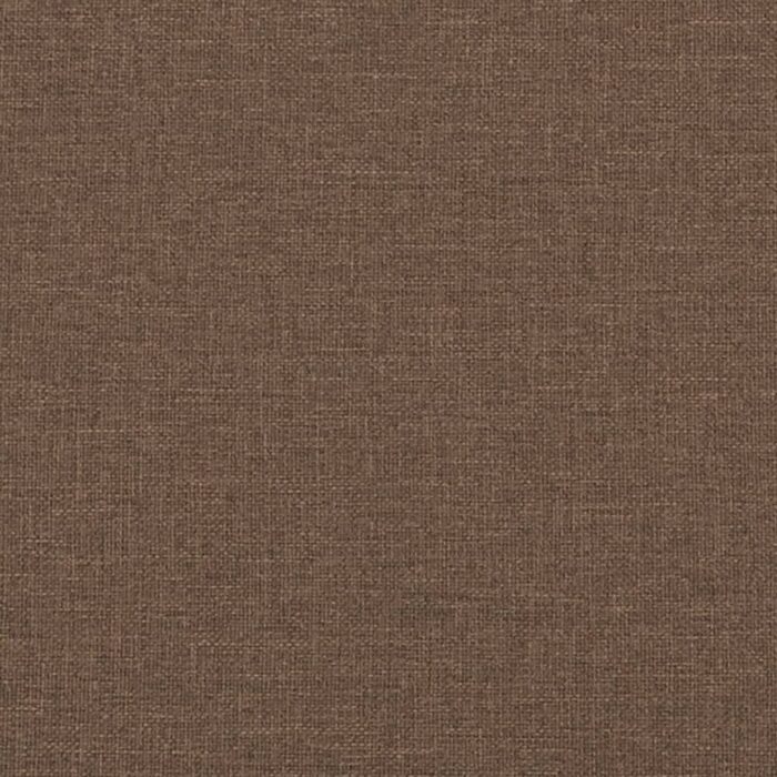 Ensemble de canapés 2 pcs avec coussins Marron Tissu – Image 3
