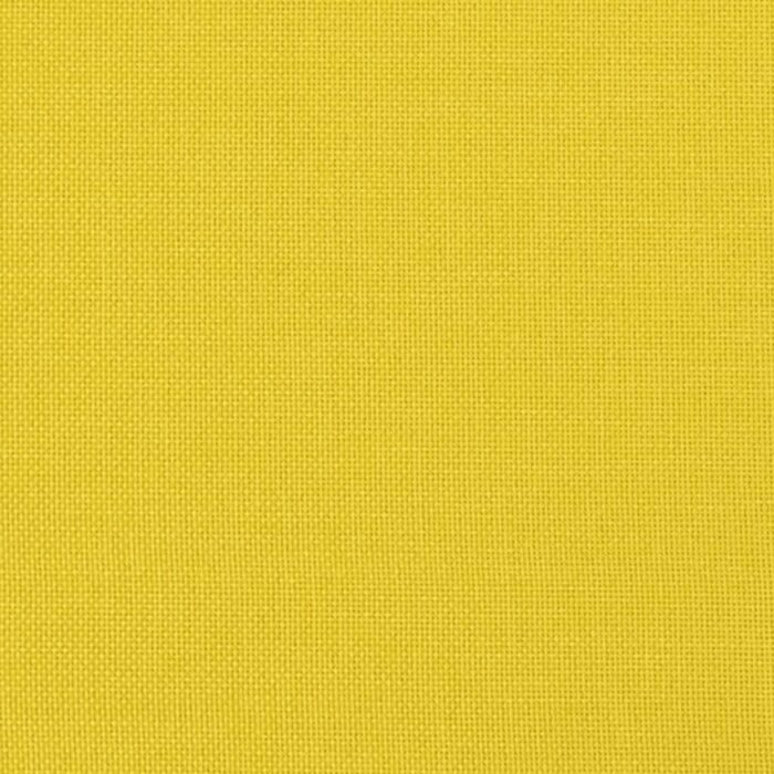 Ensemble de canapés 2 pcs avec coussins Jaune clair Tissu – Image 3