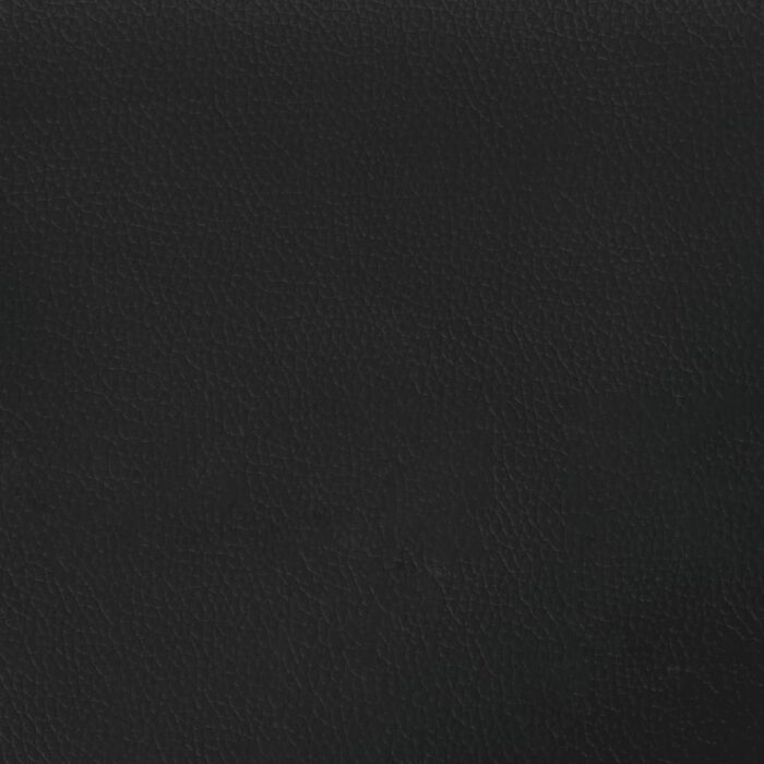 Ensemble de canapés 2 pcs avec coussins Noir Similicuir – Image 4