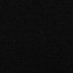 Ensemble de canapés 2 pcs avec coussins Noir Tissu – Image 3
