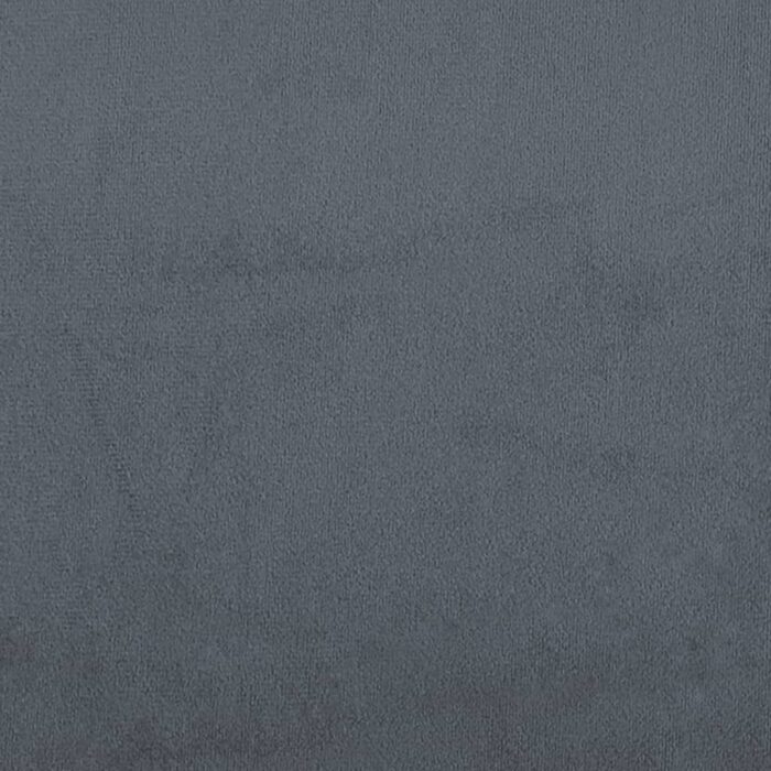 Ensemble de canapés 3 pcs gris foncé velours – Image 5