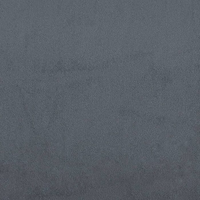 Ensemble de canapés 2 pcs avec coussins gris foncé velours – Image 5