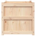 Jardinière d'extérieur 60x60x60 cm bois de pin massif – Image 4