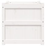Jardinières 2 pcs blanc bois de pin massif – Image 4