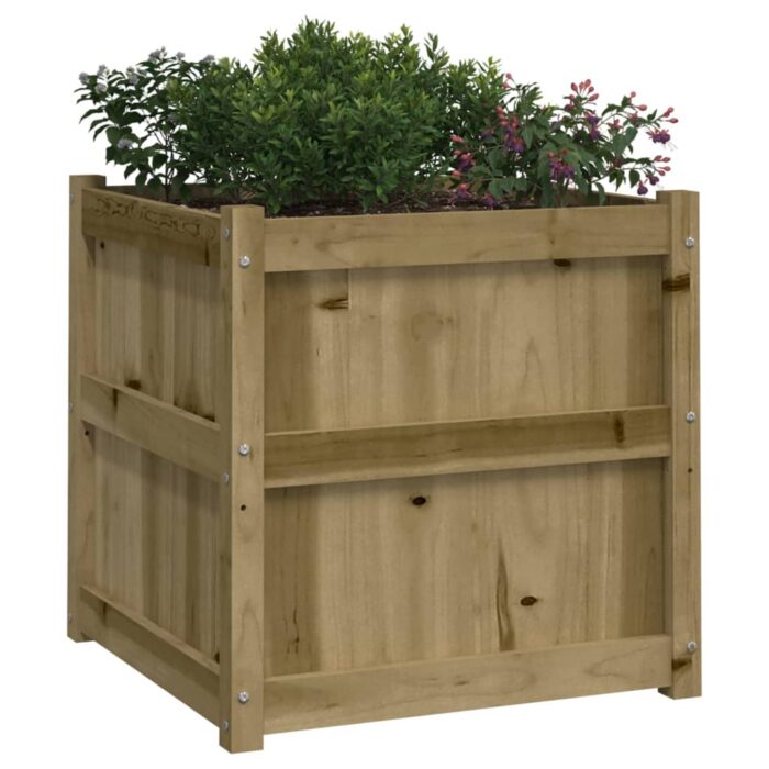 Jardinières 2 pcs bois de pin imprégné – Image 2
