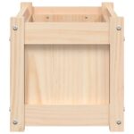Jardinière d'extérieur 60x31x31 cm bois de pin massif – Image 4