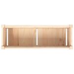 Jardinière d'extérieur 90x31x31 cm bois de pin massif – Image 6