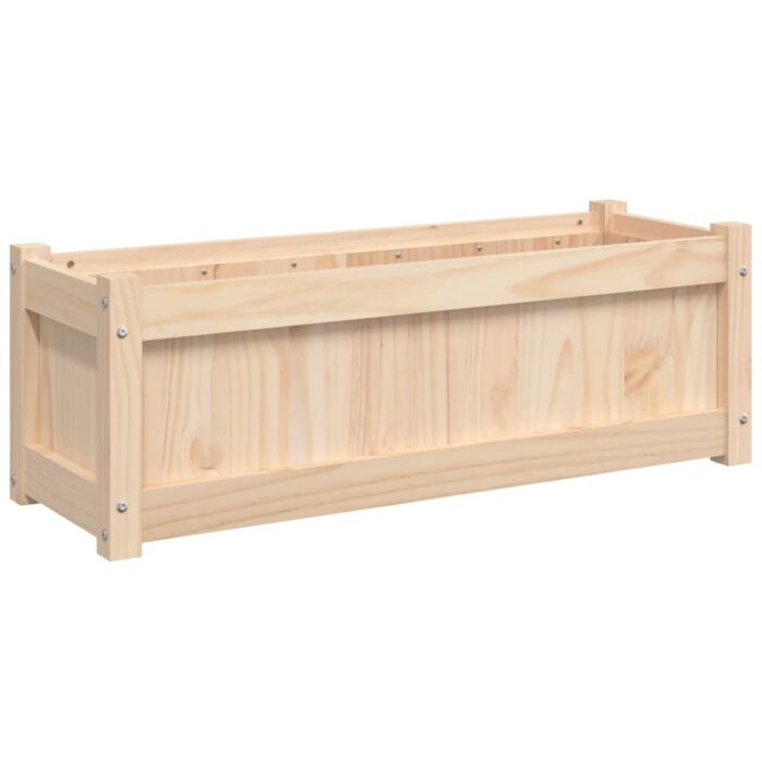 Jardinières 2 pcs bois de pin massif – Image 3