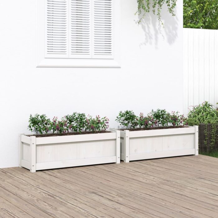 VXL8721012076044_m_en_hd_1.jpg Jardinières 2 pcs blanc bois de pin massif – Image 1