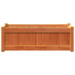 Jardinières 2 pcs cire marron bois de pin massif – Image 4