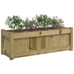Jardinières 2 pcs bois de pin imprégné – Image 2