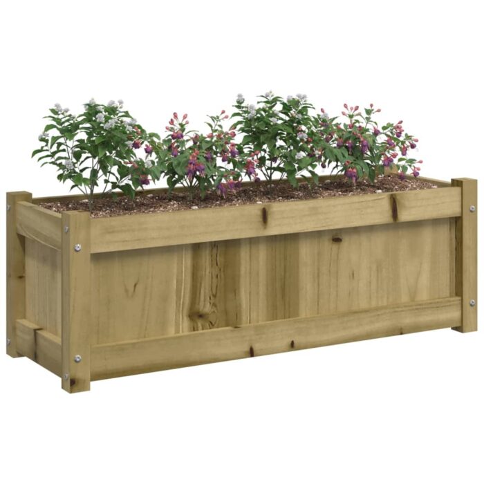 Jardinières 2 pcs bois de pin imprégné – Image 2