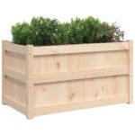 Jardinière d'extérieur 90x50x50 cm bois de pin massif – Image 2