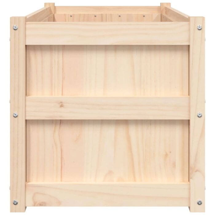 Jardinières 2 pcs bois de pin massif – Image 5