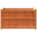 Jardinière cire marron 90x50x50 cm bois de pin massif – Image 3