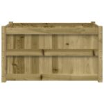 Jardinière d'extérieur 90x50x50 cm bois de pin imprégné – Image 3