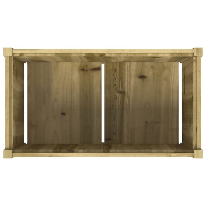 Jardinière d'extérieur 90x50x50 cm bois de pin imprégné – Image 6