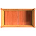 Jardinière cire marron 90x50x70 cm bois de pin massif – Image 6