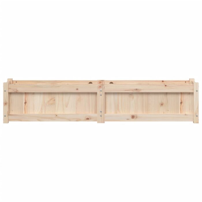 Jardinière 150x31x31 cm bois de pin massif – Image 3