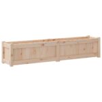 Jardinière 150x31x31 cm bois de pin massif – Image 5