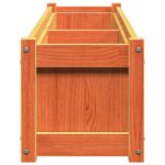 Jardinières 2 pcs cire marron bois de pin massif – Image 5