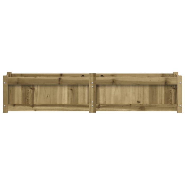 Jardinière 150x31x31 cm bois de pin imprégné – Image 3