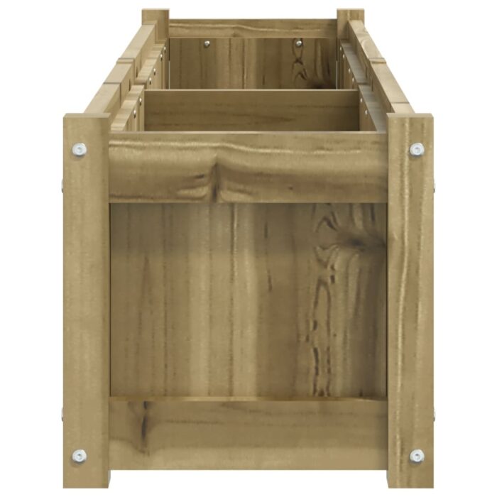 Jardinière 150x31x31 cm bois de pin imprégné – Image 4