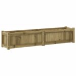 Jardinière 150x31x31 cm bois de pin imprégné – Image 5