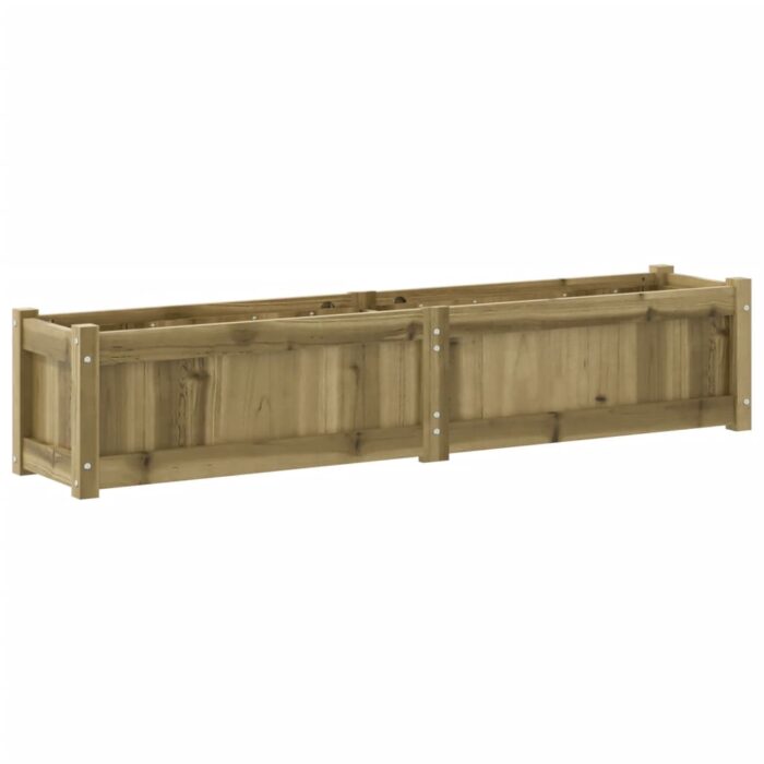 Jardinière 150x31x31 cm bois de pin imprégné – Image 5