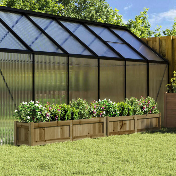 Jardinières 2 pcs bois de pin imprégné – Image 1