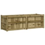 Jardinière 150x50x50 cm bois de pin imprégné – Image 5