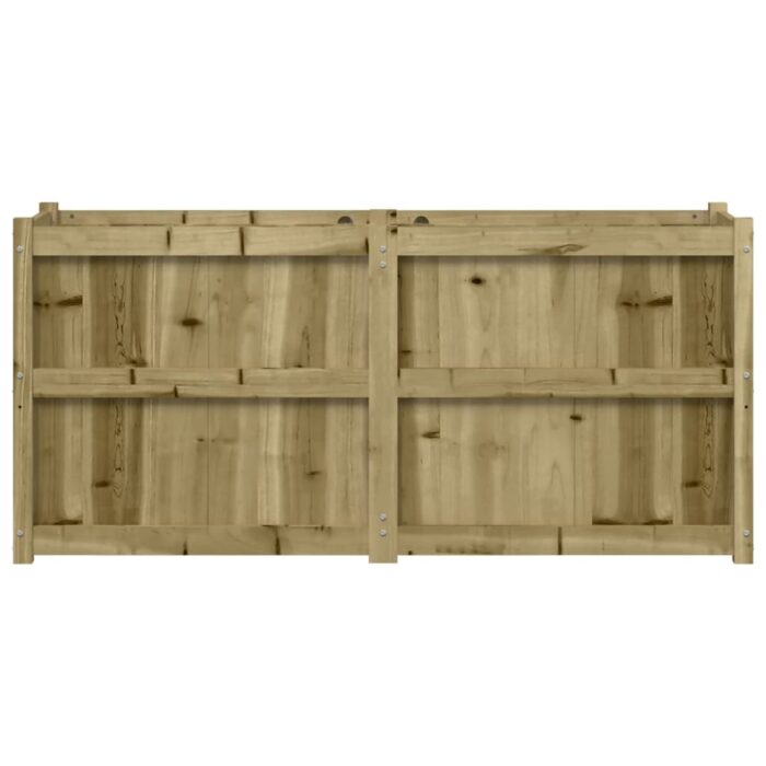 Jardinière 150x50x70 cm bois de pin imprégné – Image 3