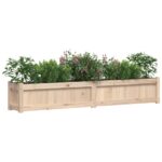 Jardinière 180x31x31 cm bois de pin massif – Image 2