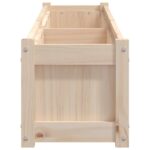 Jardinière 180x31x31 cm bois de pin massif – Image 4