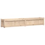 Jardinière 180x31x31 cm bois de pin massif – Image 5