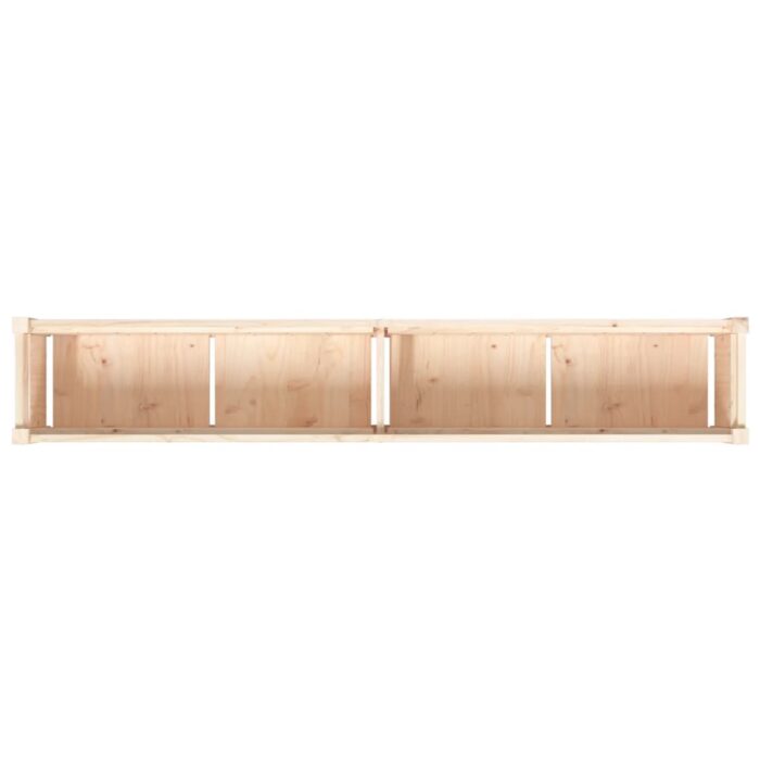 Jardinière 180x31x31 cm bois de pin massif – Image 6