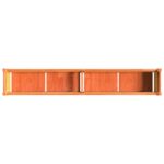Jardinières 2 pcs cire marron bois de pin massif – Image 7