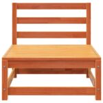 Canapé de jardin sans accoudoirs repose-pieds bois pin massif – Image 4